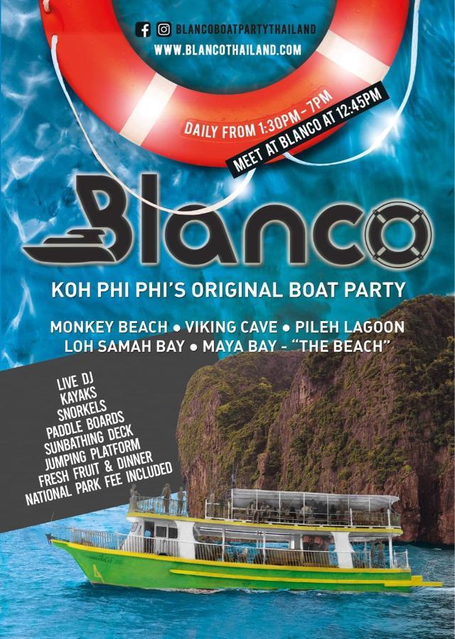 Blanco Beach Bar Hostel Phi Phi Don Exterior photo